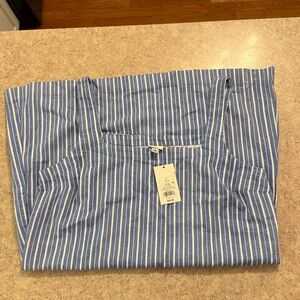 A New Day Blue and White Striped Garment